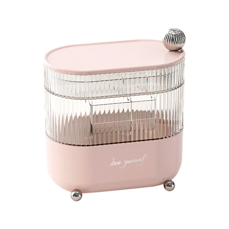 Rotating Hair Accessories Organizer Bathroom Container Jewelry Cosmetics Storage Box