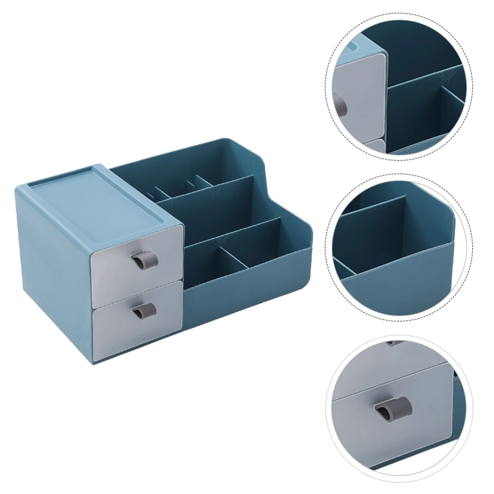 1PC Desktop Cosmetic Storage Box Plastic Organizing Box Waterproof Cosmetics Box