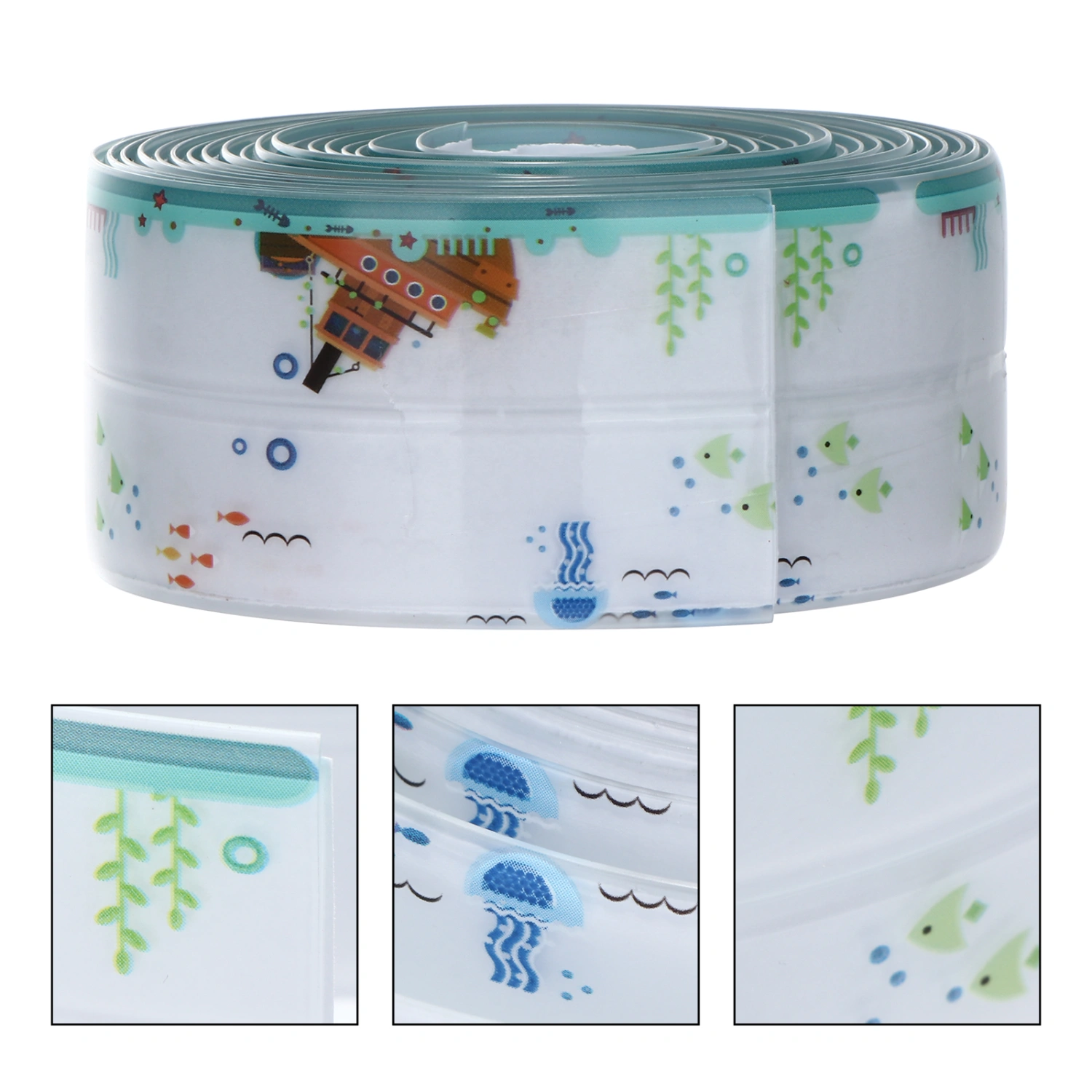 1Roll Kitchen Waterproof Tape Bathroom Mildew-proof Toilet Tape Corner Line Tape