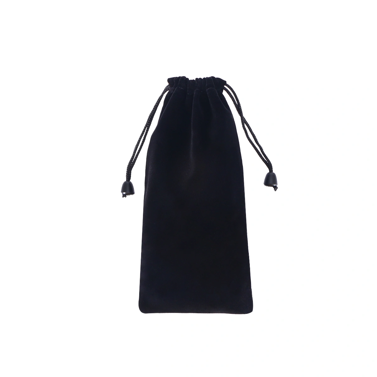 2Pcs Black Cloth Watch Storage Bag Jewelry Pouches Drawstring Bags