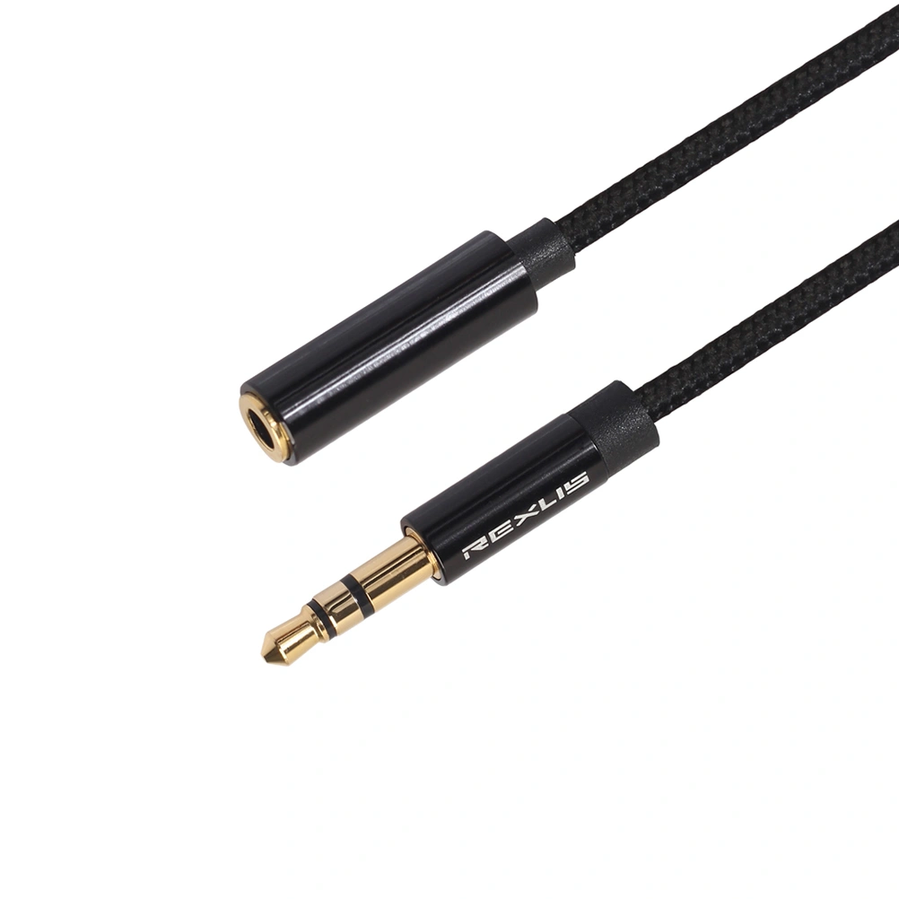 3.5mm 0.5 Meter Size Stereo Male-to-female Headphone Extension Line(Black)
