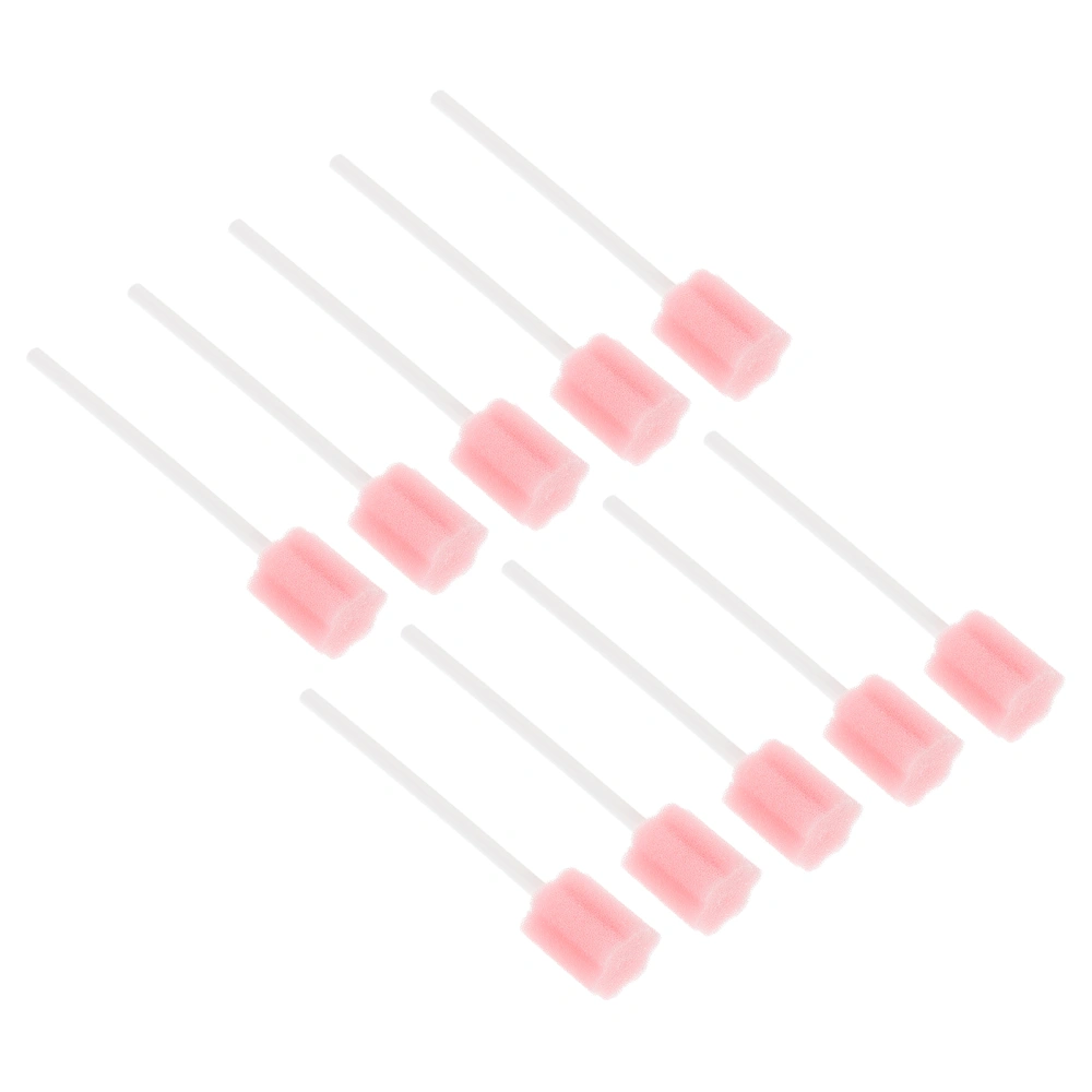 10Pcs Household Oral Swabs Disposable Mouth Swabs Convenient Cleaning Swabs