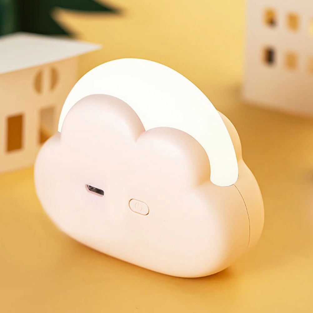 Led Night Light Bedroom Lighting Cloud Shape Rechargeable Nursing Light