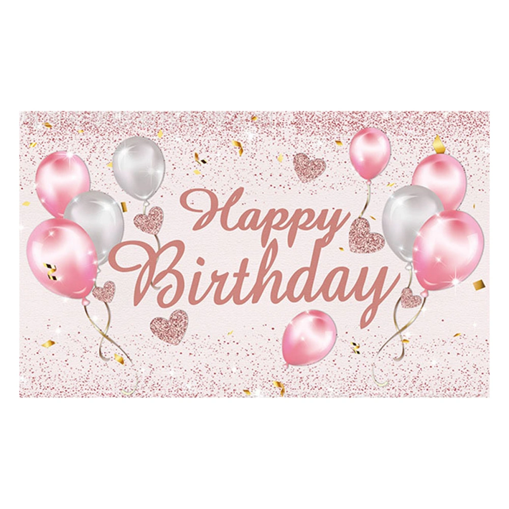 Birthday Party Banner Decorative Birthday Background Hanging Banner Photo Prop