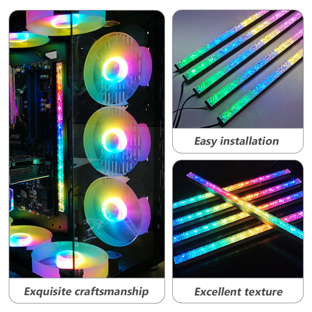 Computer Chassis Light 5V ARGB PC Decorative LED Light Computer Accessory