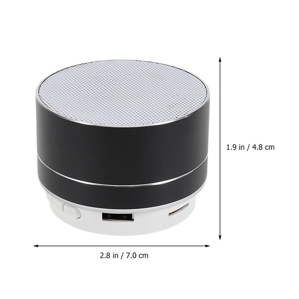 2 PCS Wireless Speaker Rechargeable Mini Bass Speaker Travel LED Audio Speaker