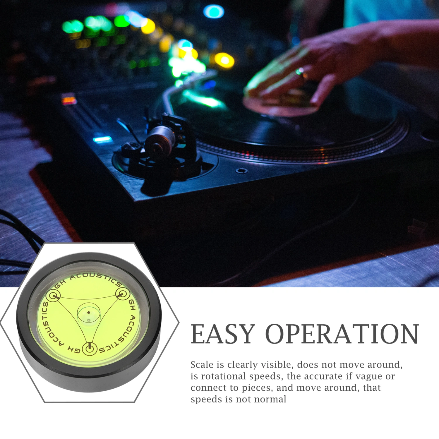 Professional Audio Record Player Weight Clamp Disc Stabilizer for Record
