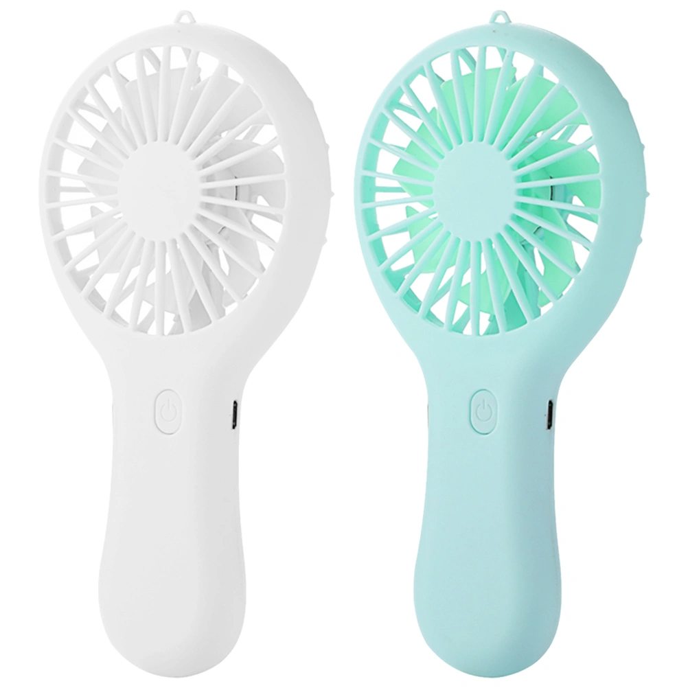 2pcs Mini Fan Handheld Fan Portable Fan Travel Fan Rechargeable Fan Portable Personal Fan
