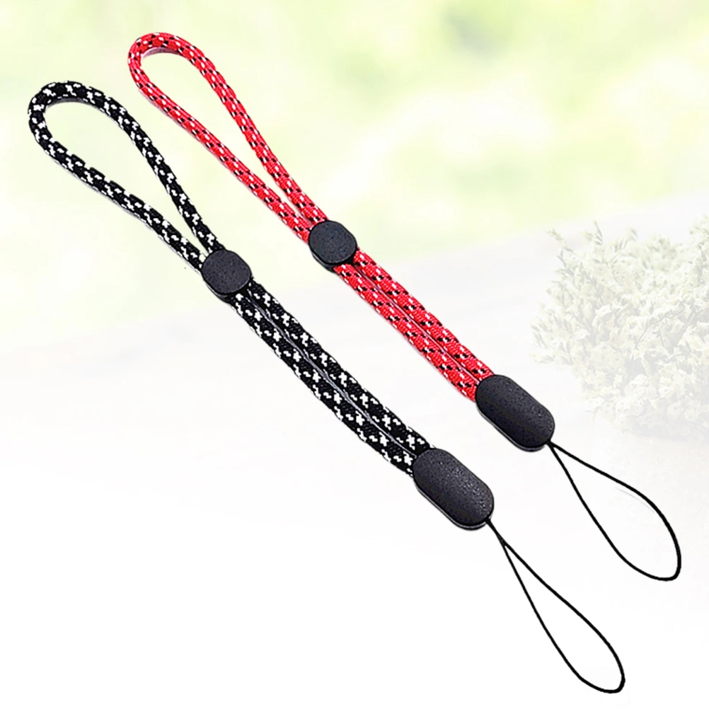 2 Pcs Phone Lanyard Adjustable Hand Wrist Strap Gamepad Wrist Sling Rope for Cell Phone USB Flash Drive Mini Camera (Random Color)