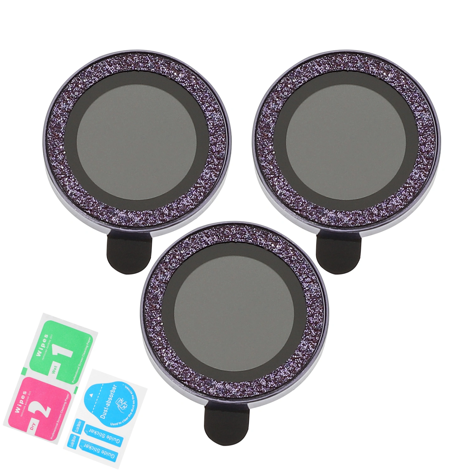 3pcs Camera Lens Protector Compatible For 14 Pro Tempered Glass Lens Cover