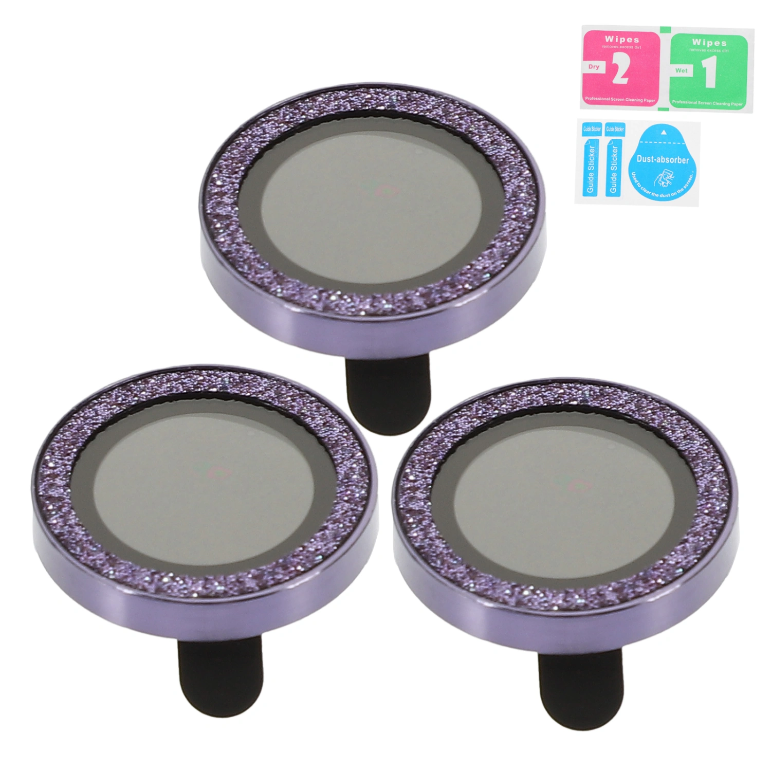 3pcs Camera Lens Protector Compatible For 14 Pro Tempered Glass Lens Cover