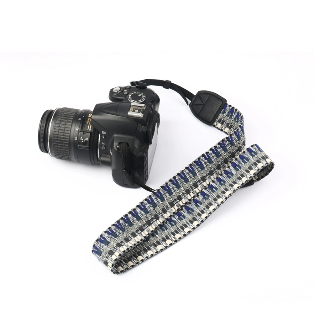 DSLR Camera Strap Crossbody Vintage Digital Camera Strap Universal Camera Hanging Strap Camera Strap for Outdoor Travel (Grey)