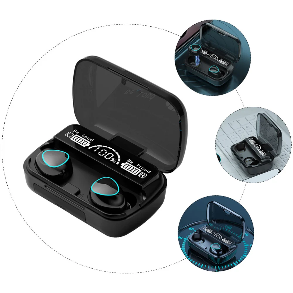 1 set of Wireless Earbuds Game Music Earbuds Mini Earphone Waterproof Earbuds