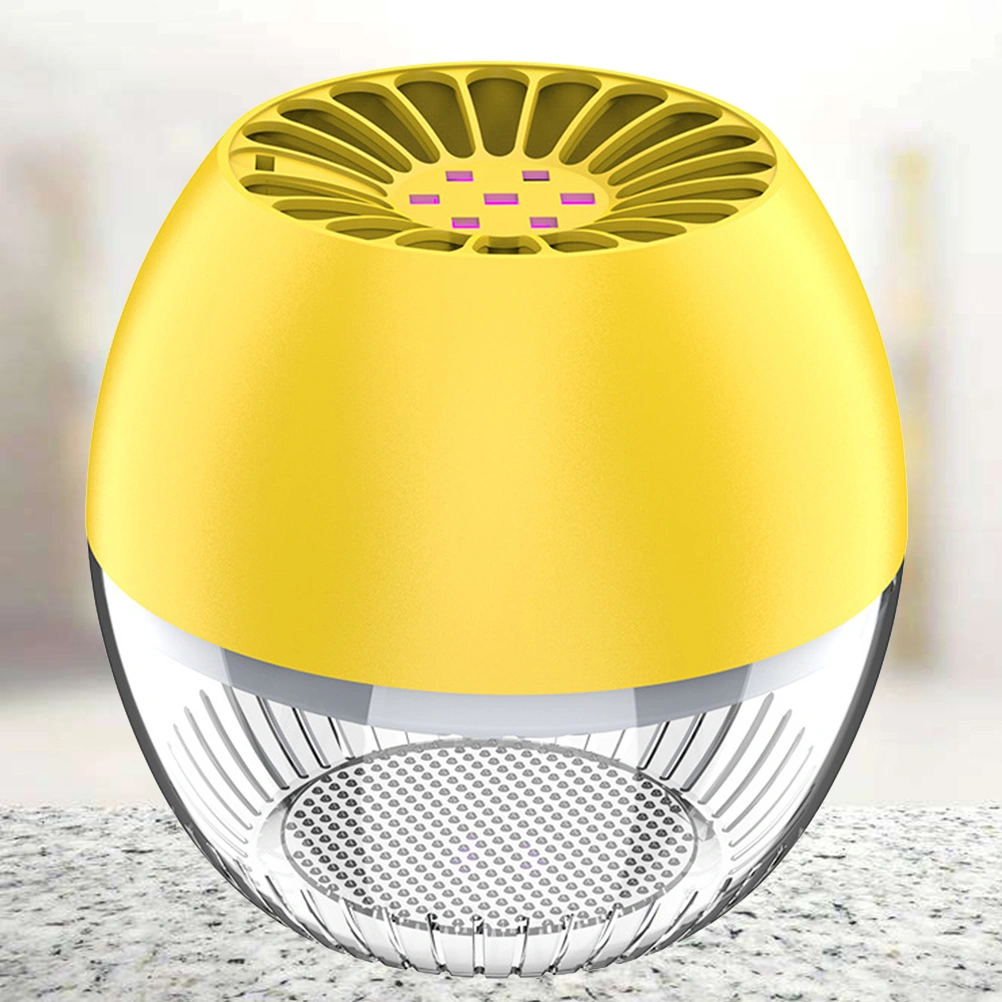 Portable Insect Repellent Multifunctional USB Anti-mosquito Lamp Useful Mosquito Killer Lamp for Home Office Living Room (Yellow)