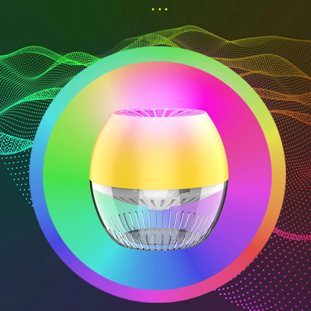 Portable Insect Repellent Multifunctional USB Anti-mosquito Lamp Useful Mosquito Killer Lamp for Home Office Living Room (Yellow)
