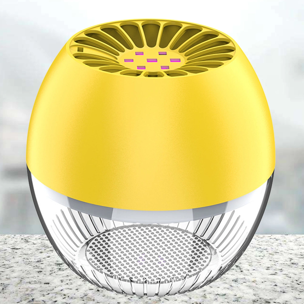 Portable Insect Repellent Multifunctional USB Anti-mosquito Lamp Useful Mosquito Killer Lamp for Home Office Living Room (Yellow)