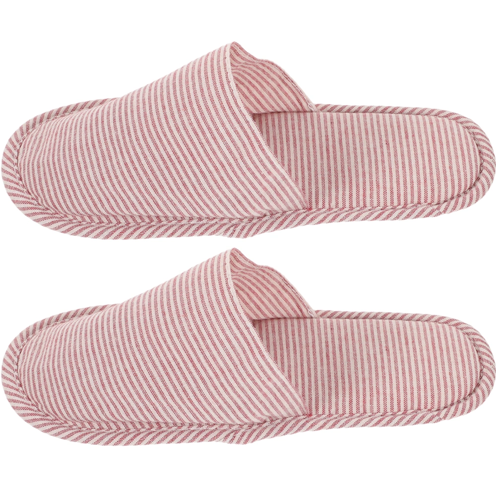 1 Pair of Travel Slippers Washable Hotel Slippers Foldable Travel Slippers for Women