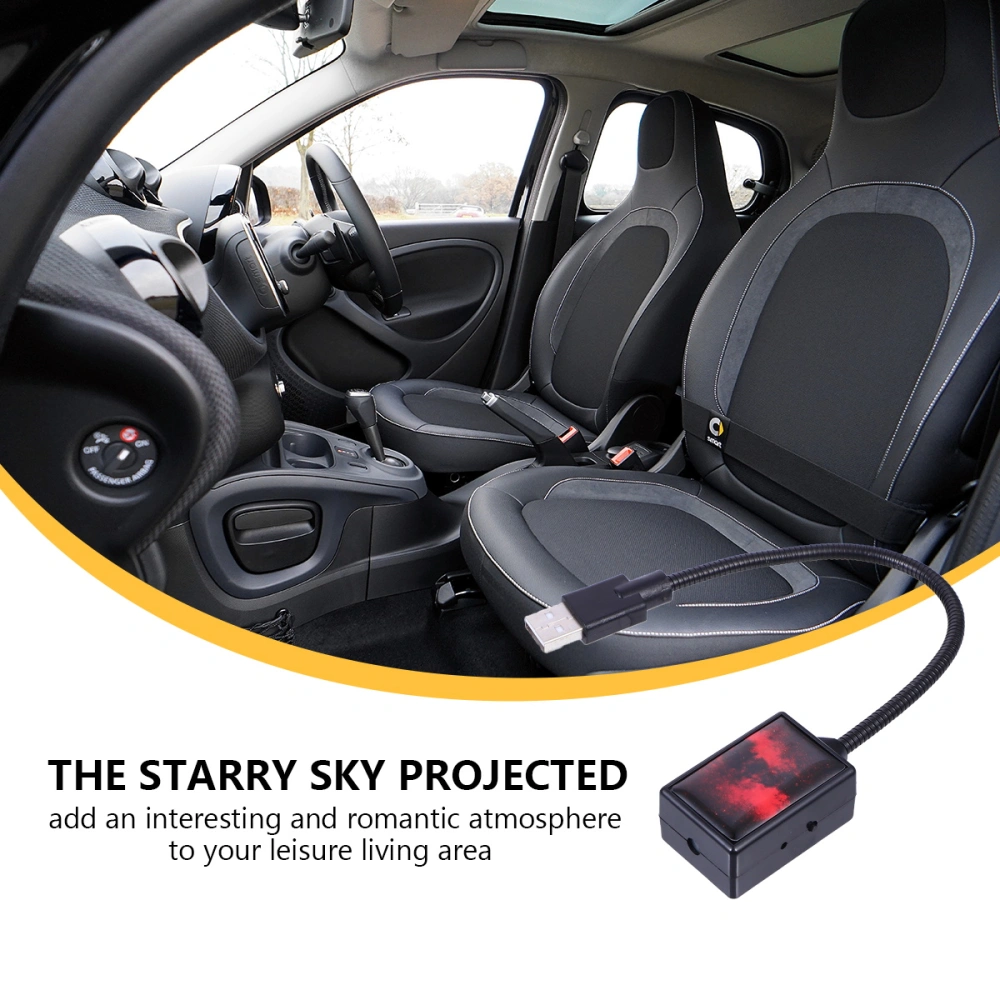 Automatic Starry Roof Light Rotating Car USB Star Lamp Voice Control Flash Lamp