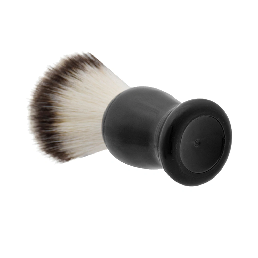 Shaving Brush Men Whisker Brush Plastic Handle Beard Cleaning Brush Mustache Brush