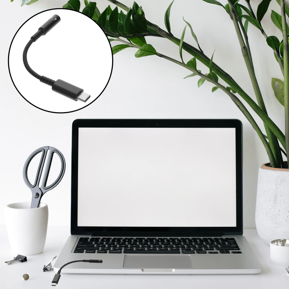 USB C to 3.5mm Audio Adapter Headphone Jack Adapter Type C to Audio Cable