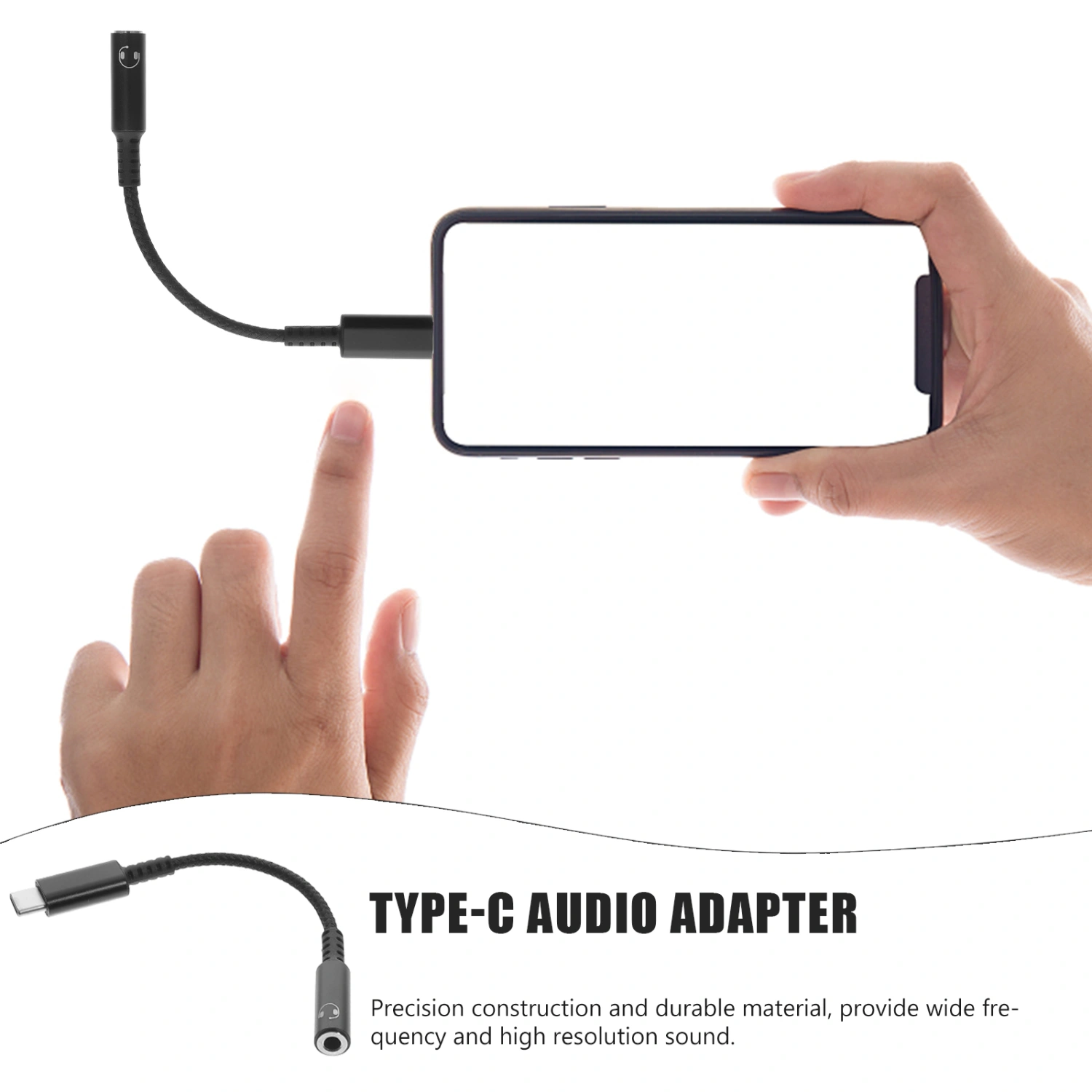 USB C to 3.5mm Audio Adapter Headphone Jack Adapter Type C to Audio Cable