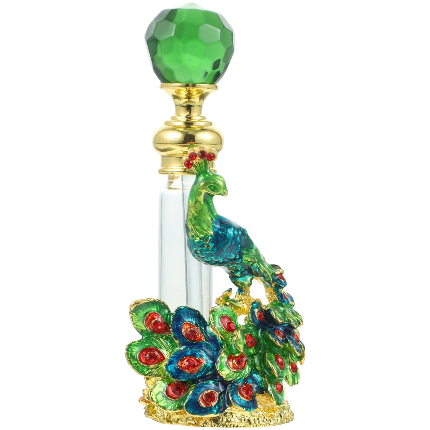 Antique Perfume Bottle Vintage Empty Glass Perfume Bottle Travel Refillable Essential Bottle(4ml)