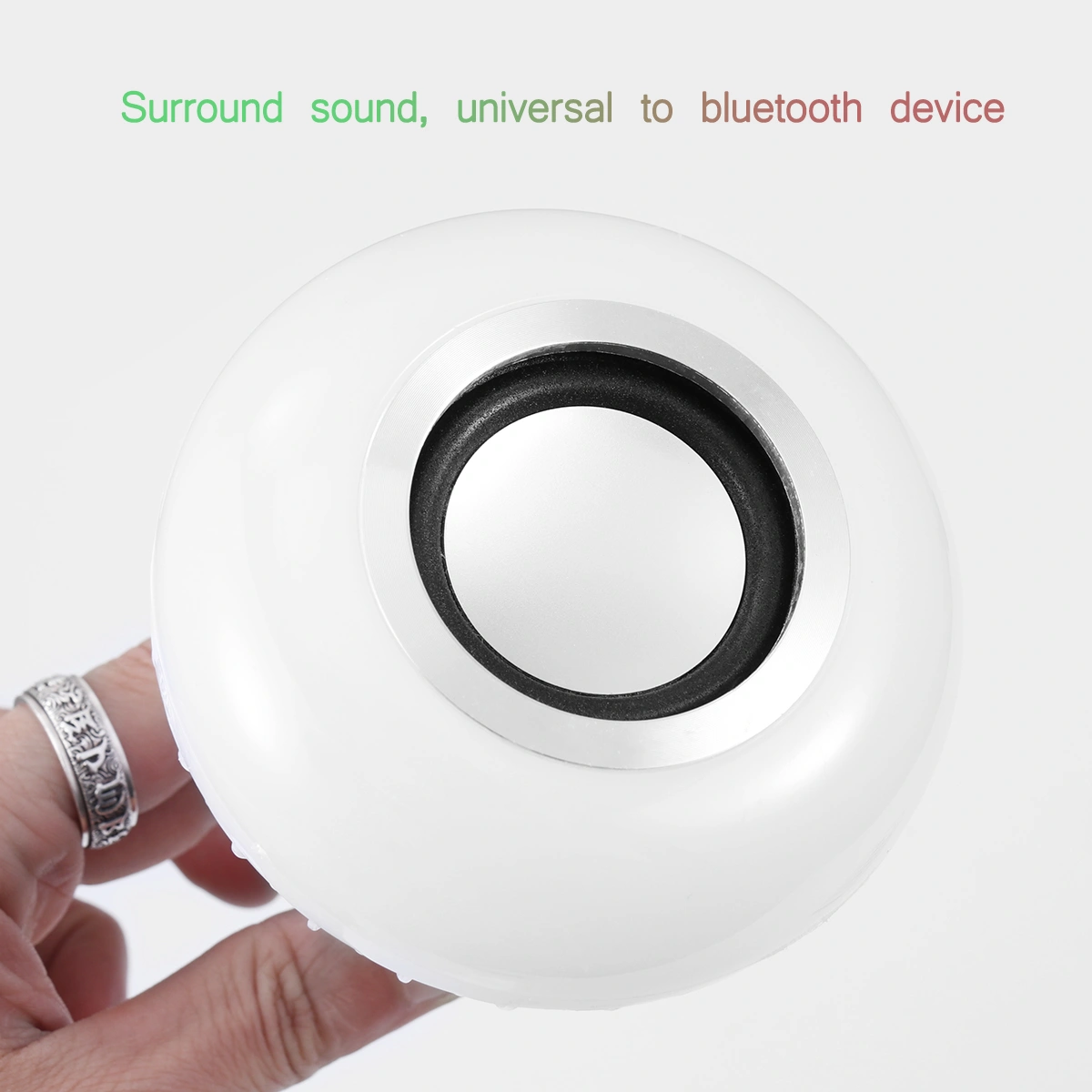 LEDMOMO SmartLED Light Bulb Speaker RGB Color Changing with
