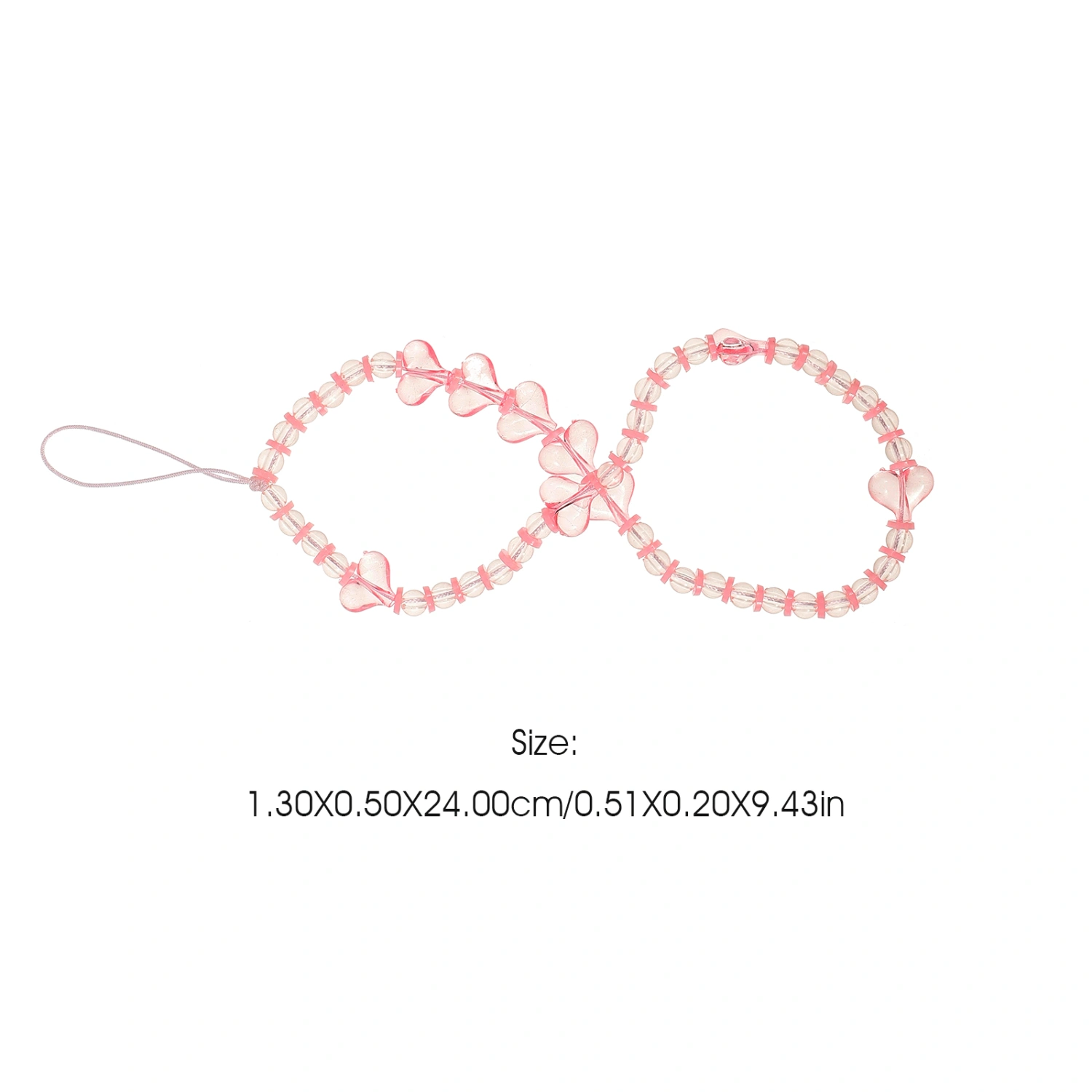 Beaded Phone Chain Universal Cellphone Charm Decorative Phone Strap Charm for Decor