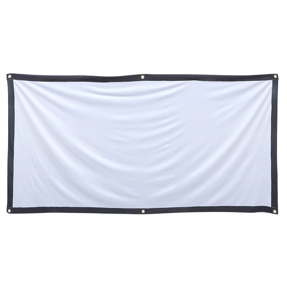 1 Set Projector Screen Foldable Projection Movies Screen 70 Inch Projector Screen