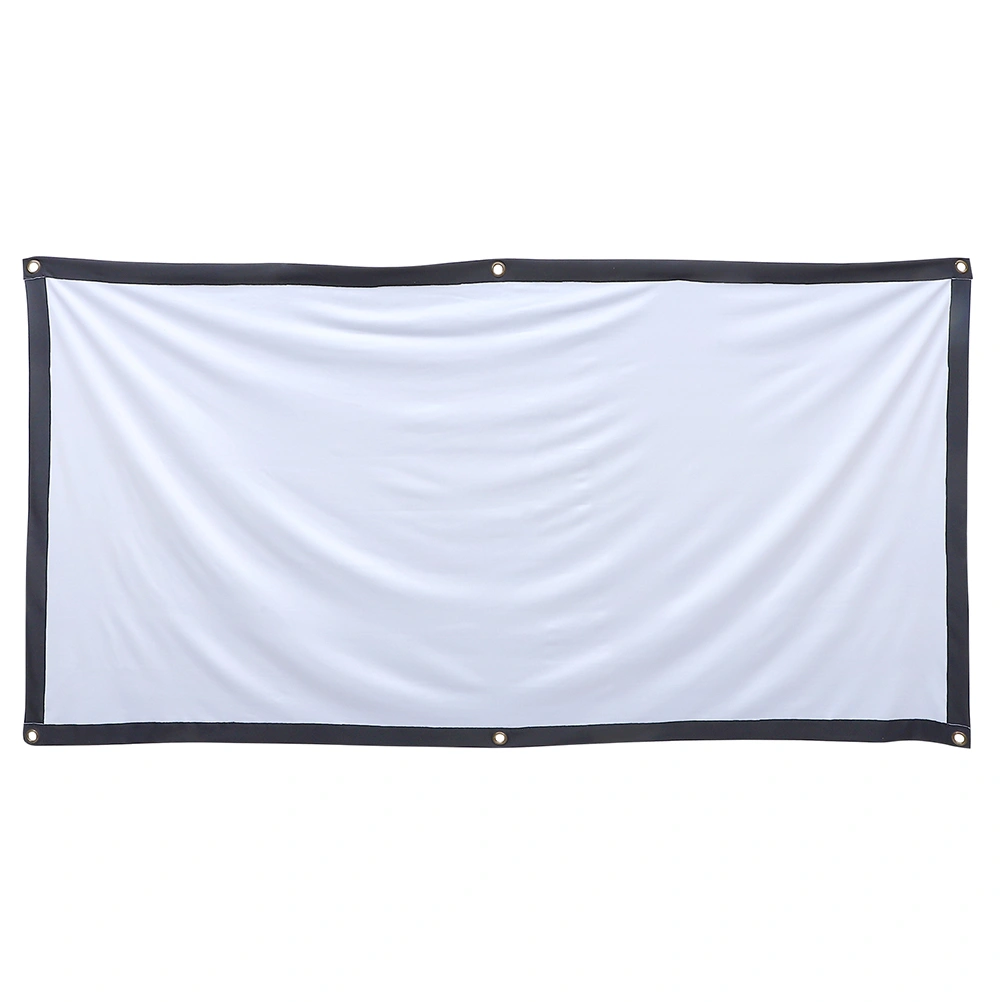 1 Set Projector Screen Foldable Projection Movies Screen 70 Inch Projector Screen