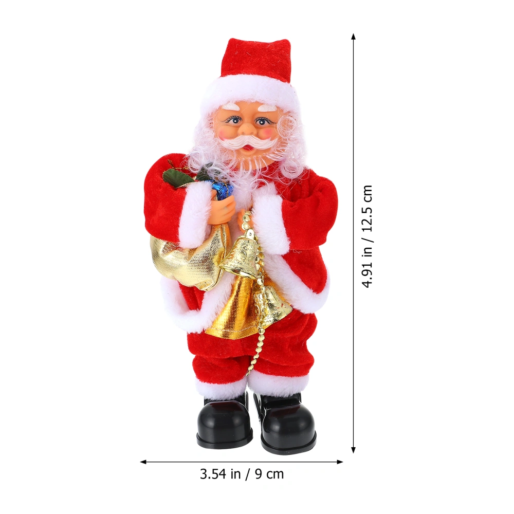 1Pc Christmas Santa Doll Decoration Desktop Decor Adorable Dancing Doll Ornaments