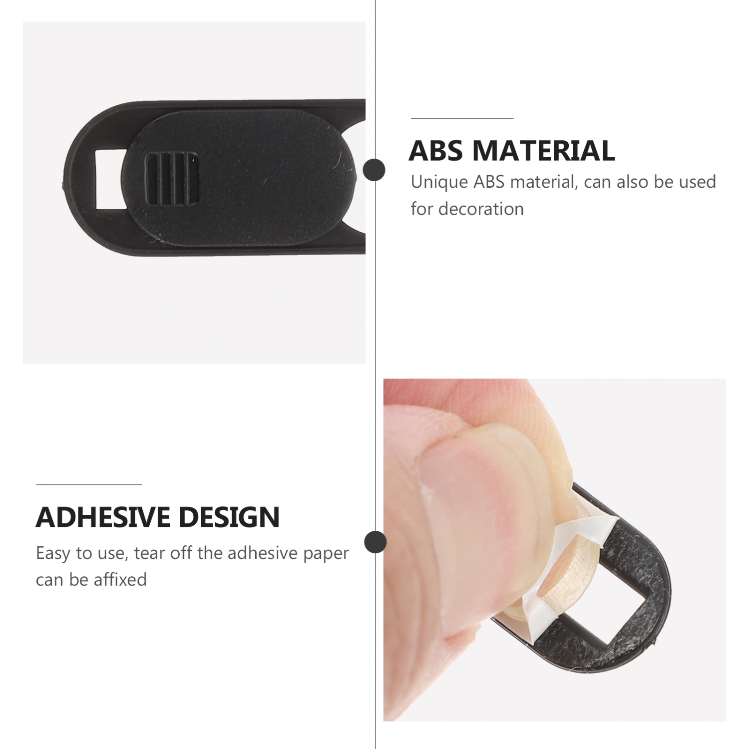 3Pcs Practical Dust-Proof Webcam Lens Protective Caps Camera Covers Caps Hoods