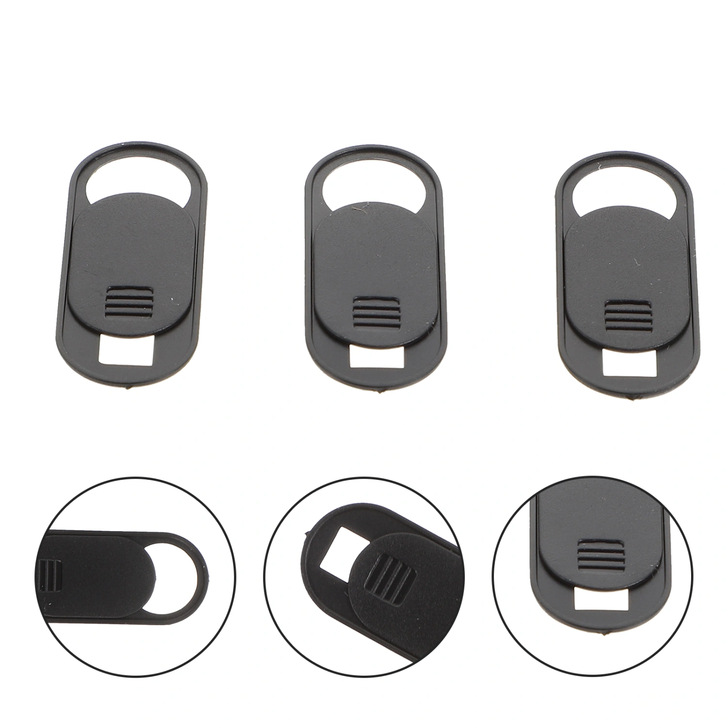3Pcs Practical Dust-Proof Webcam Lens Protective Caps Camera Covers Caps Hoods