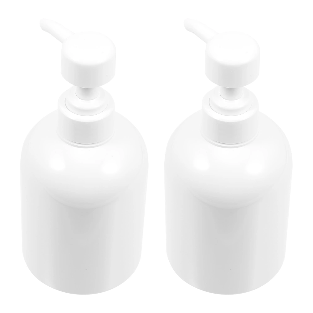 2pcs Soap Dispensers Lotion Dispensers Squeeze Soap Bottles Bathroom Daily Supplies