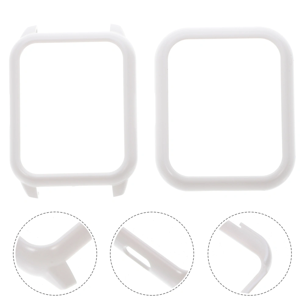 2pcs Practical Watch Screen Cover Watch Screen Protector Watch Screen Case