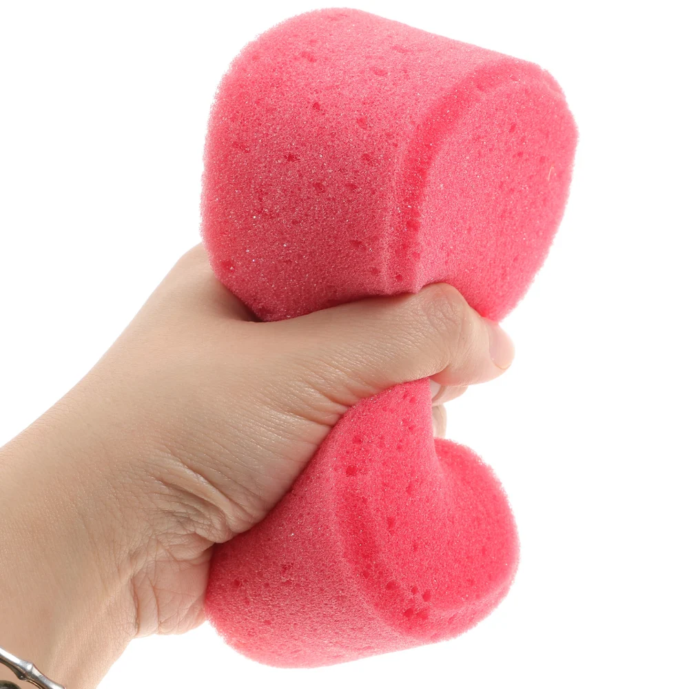 8pcs Simple Shape Bath Sponges Bath Scrubbers Bathing Accessories for Kids Adults Assorted Color