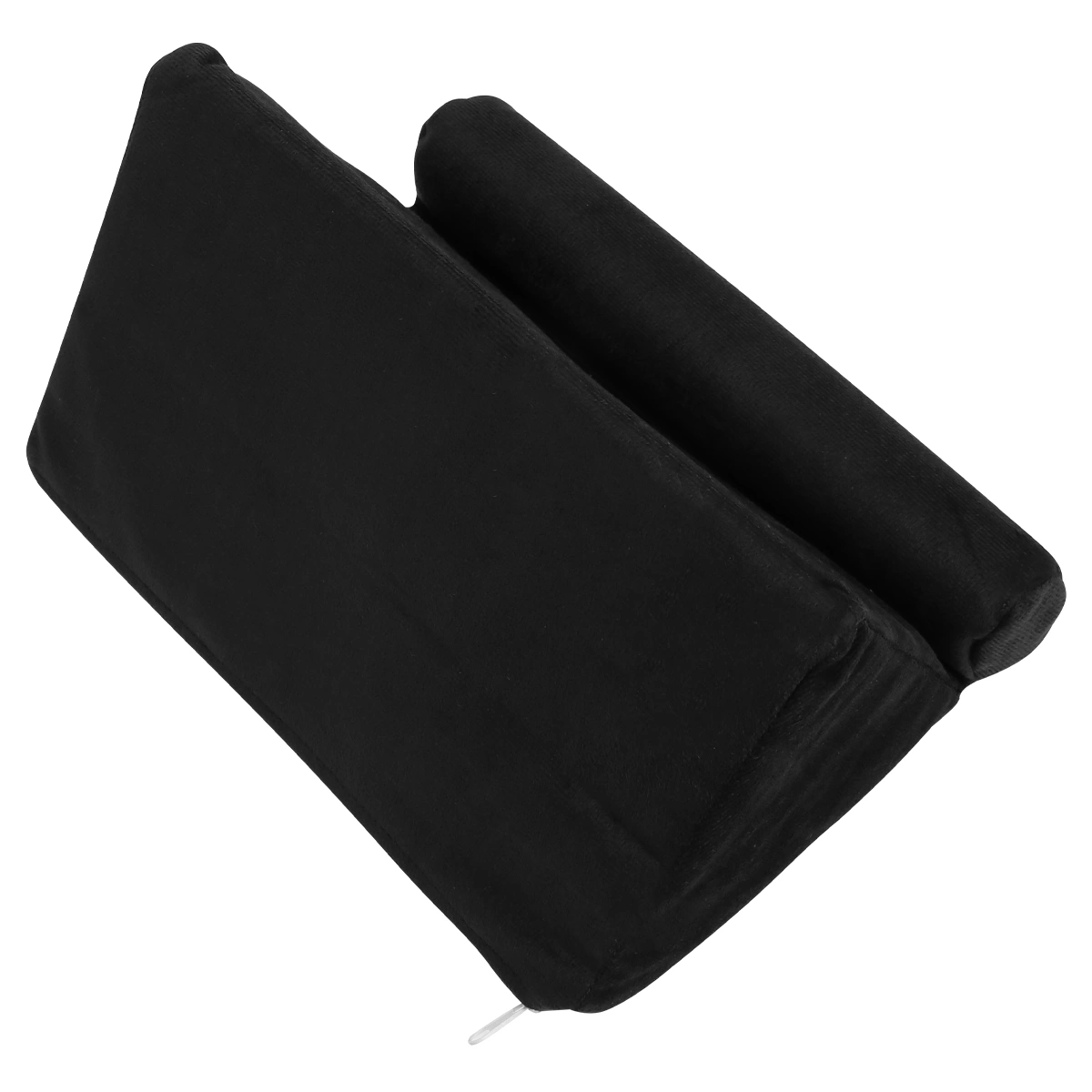 1pc Phone Tablet Multi-angle Triangular Support Pillow Pillow Reading Stand for Home (Black Triangle Pillow)