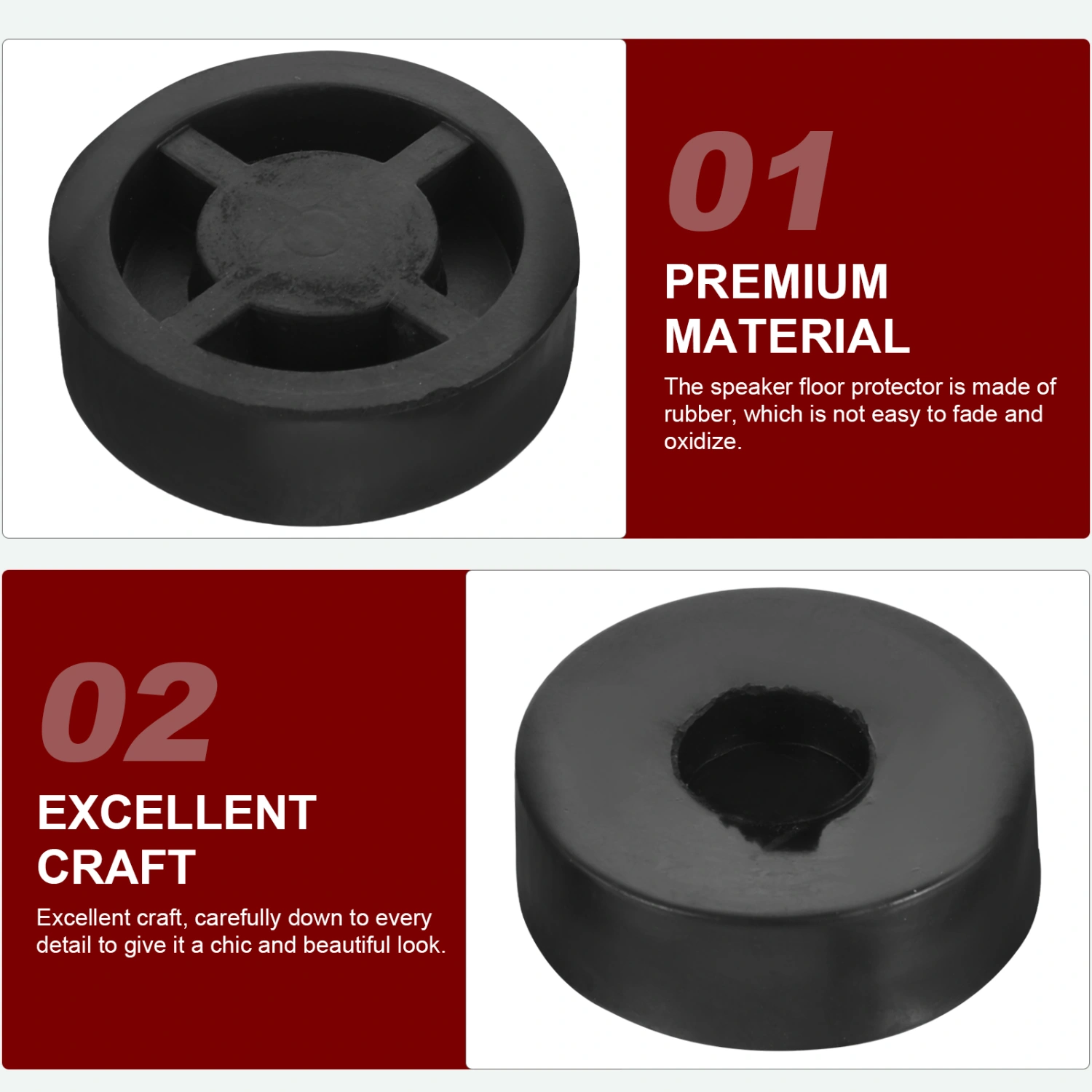 4pcs Speaker Isolation Foot Subwoofer Isolation Pad For Amplifier Turntable
