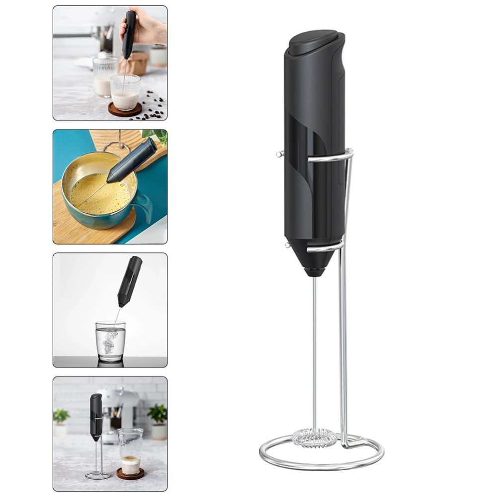 1 Set of Electric Egg Beater Handheld Electric Egg Mixer Cream Mixer (Black)