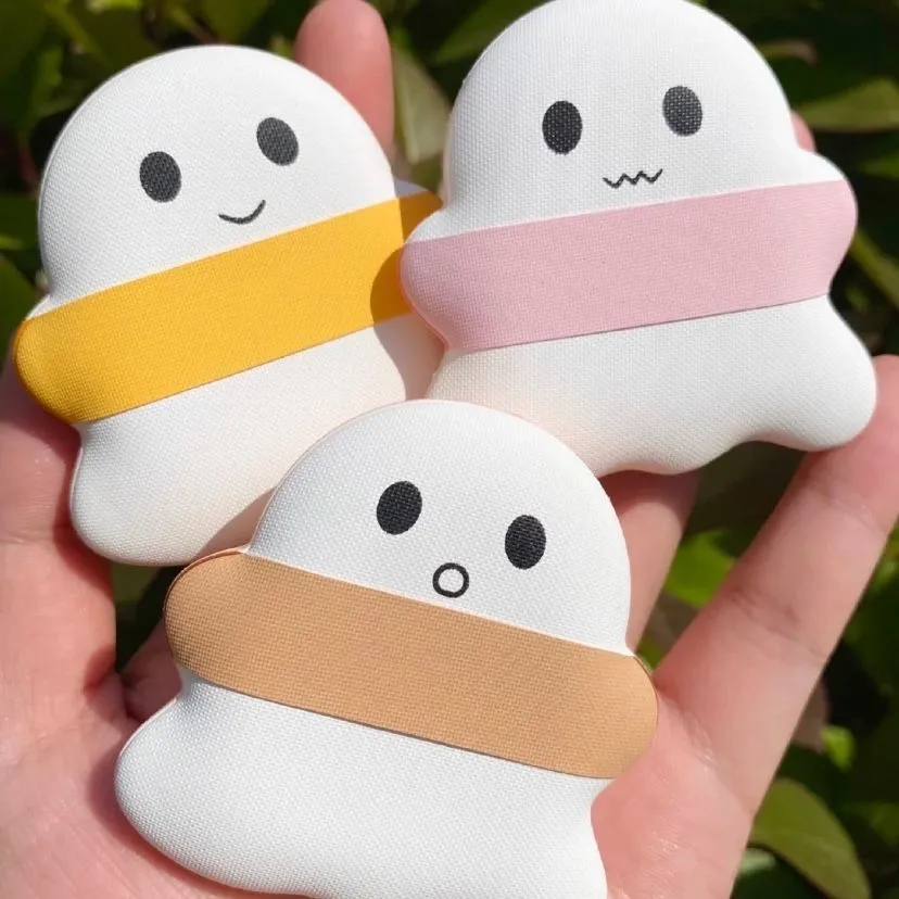 3 pcs Cute Makeup Puff Women Makeup Puff Ghost Makeup Puff Face Makeup Powder Puff for Girl