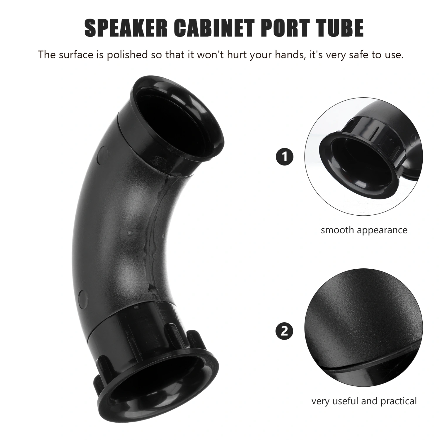 2Pcs Speaker Cabinet Port Tubes Air Ports Voice Outlet Speaker Accessories Parts