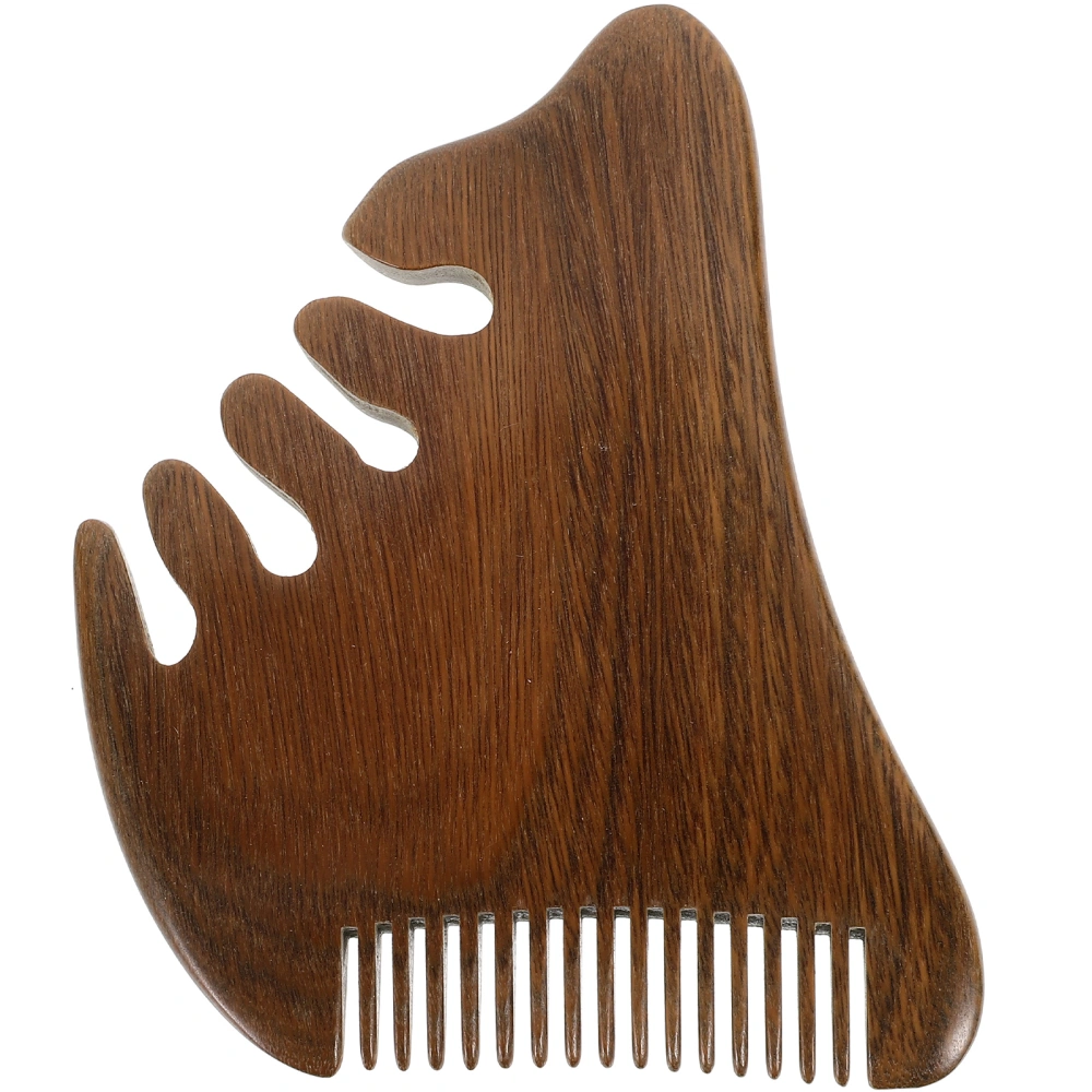 1Pc Wood Massage Comb Hair Scalp Massager Wide Teeth Comb Hair Styling Comb