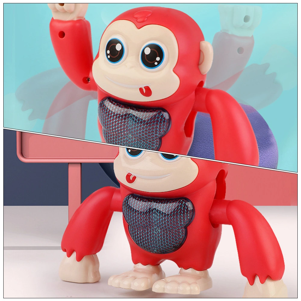 Dancing Orangutan Toy Crawling Monkey Toy Kids Orangutan Toy with Light and Sound