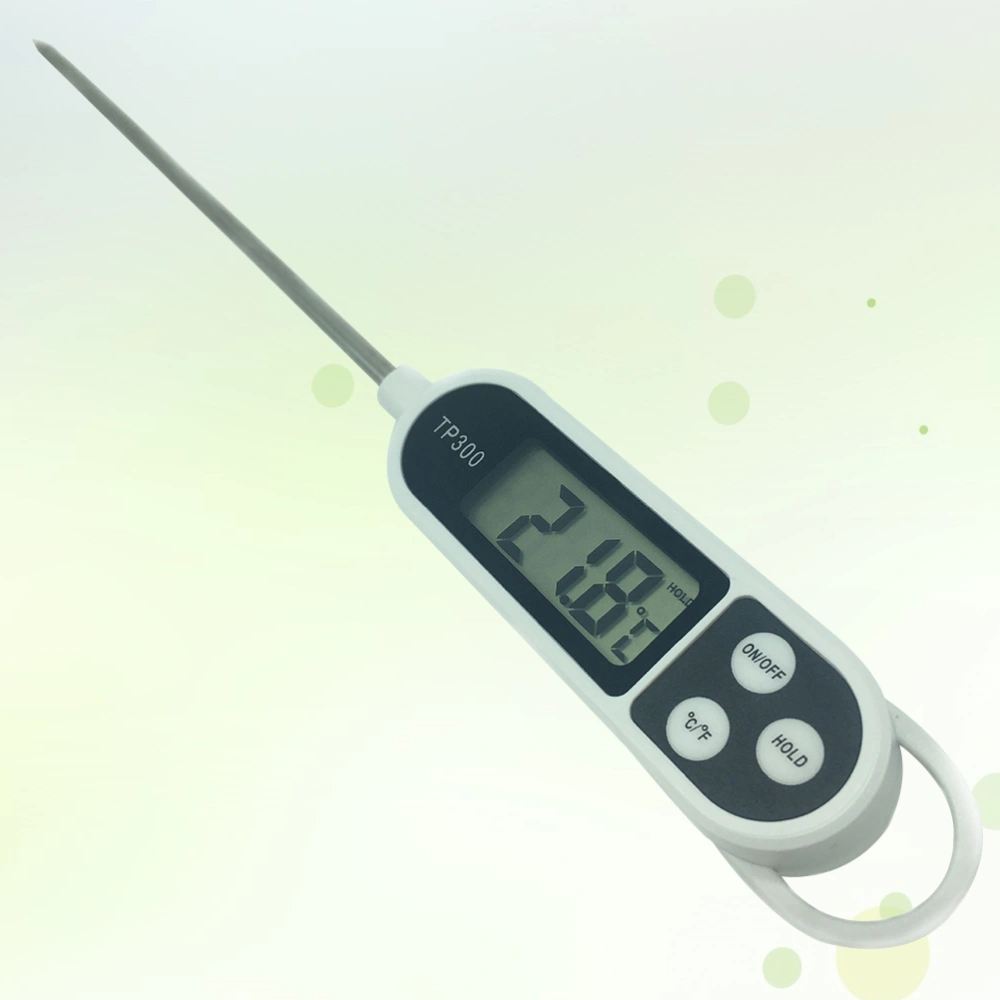 Stainless Steel Plug-in Kitchen Food Barbecue Foldable Digital High Precision Probe Thermometer