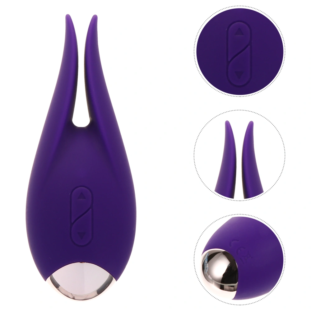 Women Vibrator Masturbator Sexual Massager Sex Toy Stimulator (Purple)