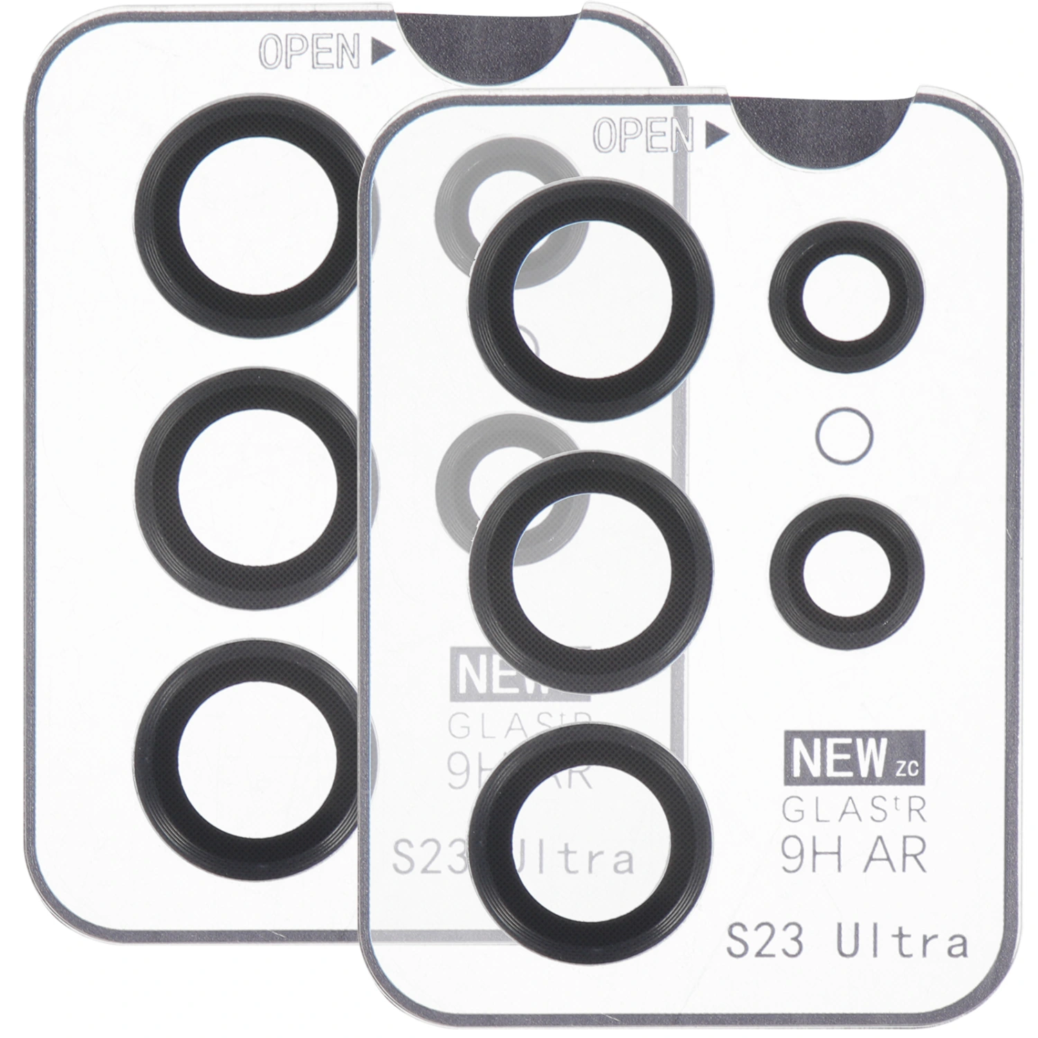 2 Set of Phone Camera Lens Scratch-Resistant Protectors Lens Covers Compatible with Galaxy S23 Ultra