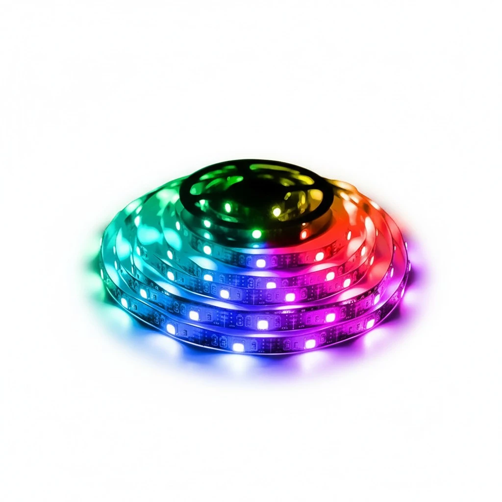 1 Meter LED Strip Lights TV Back Light 5050 RGB Color Change Wireless APP Remote