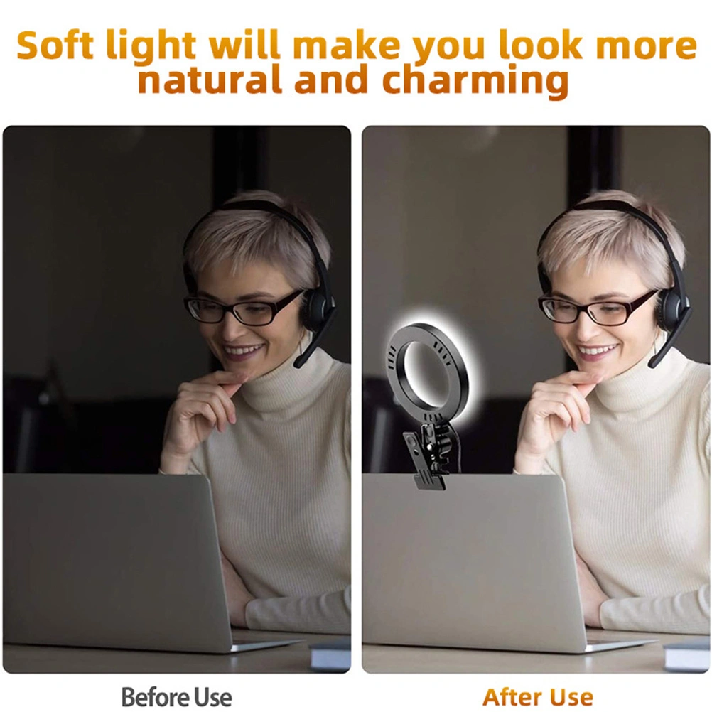 6.3 inch Video Conference Lighting LED Webcam Zoom Light for Computer Laptop