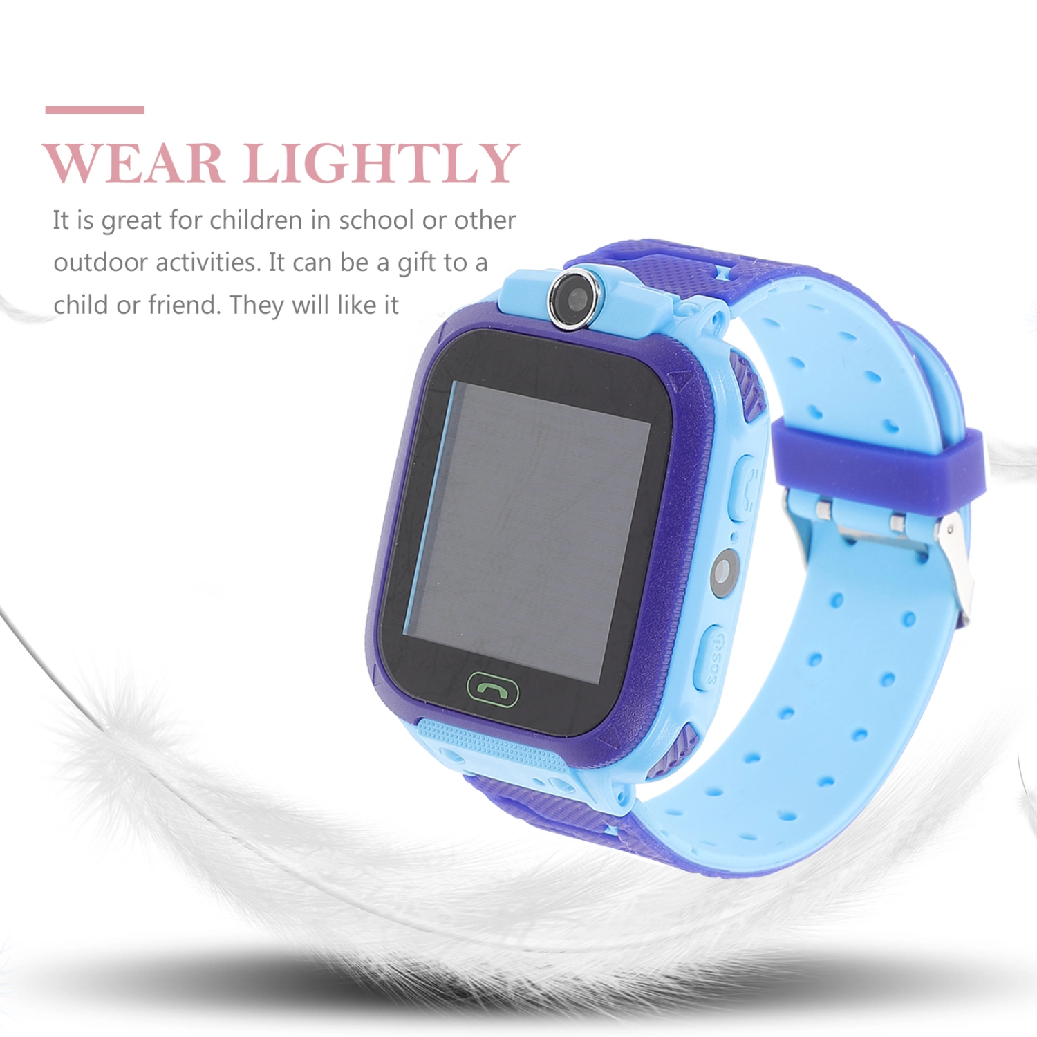 Kids Smart Watch SOS Touch Screen Tracking Locator Watch Positioning Watch