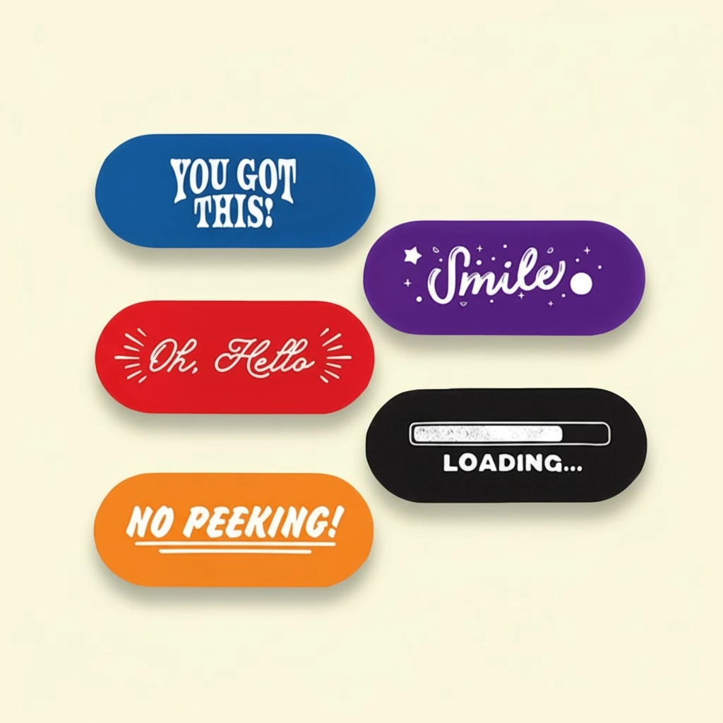 5Pcs Webcam Covers Laptop Tablet Cellphone Camera Covers Privacy Covers